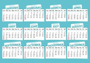 Calendar  Year Date Months  - Demiahl / Pixabay