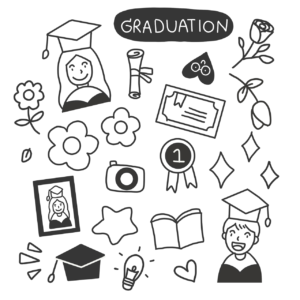 Graduation Doodles Hand Drawn  - IamPANAN / Pixabay